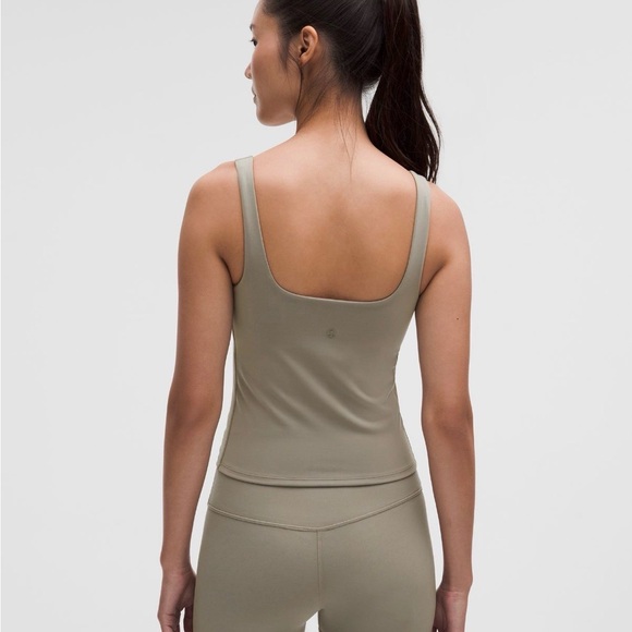 lululemon Wunder Under SmoothCover Tan Tank Top - Picture 2 of 6